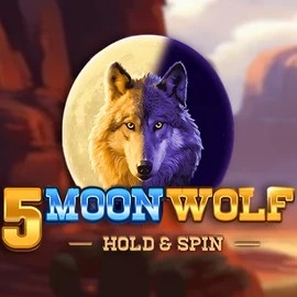 5 Moon Wolf logo by Apparat Gaming at Duffspin Casino