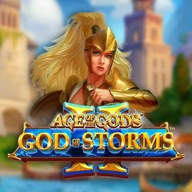 Age Of The Gods: God Of Storms 2 by Playtech, showcased at duffspincasino.eu – game logo