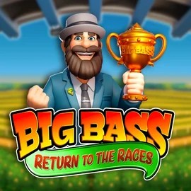Big Bass Return to the Races by Pragmatic Play, showcased at duffspincasino.eu – game logo