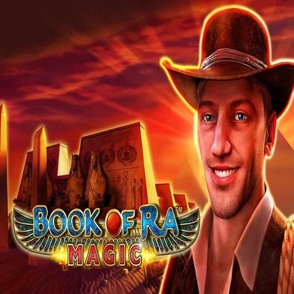 Book of Ra Magic by Greentube, showcased at duffspincasino.eu – game logo