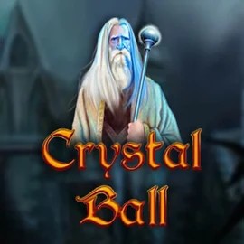 Crystal Ball slot logo by Gamomat at Duffspin Casino