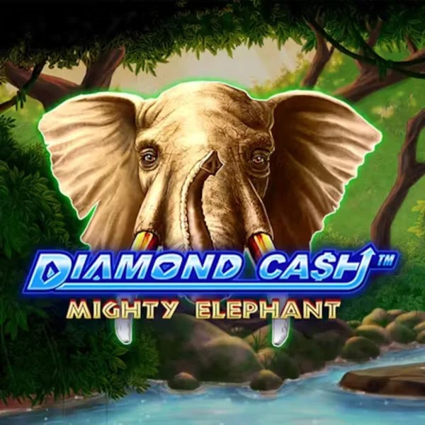 Diamond Cash Mighty Elephant slot visual from Greentube available on duffspincasino.eu