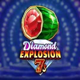 Diamond Explosion 7s slot visual from RubyPlay available on duffspincasino.eu