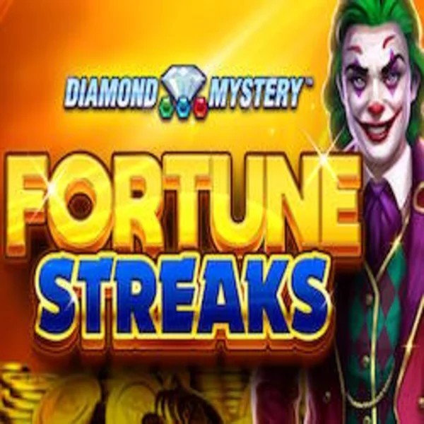 Diamond Mystery Fortune Streaks slot logo by Greentube at Duffspin Casino