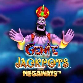 Genie Jackpots Megaways logo by Blueprint Gaming at Duffspin Casino