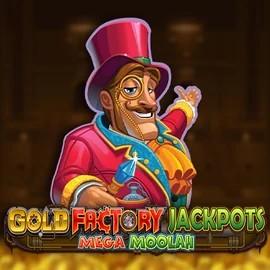 Play Gold Factory Jackpots Mega Moolah slot by Aurum Signature Studios on duffspincasino.eu