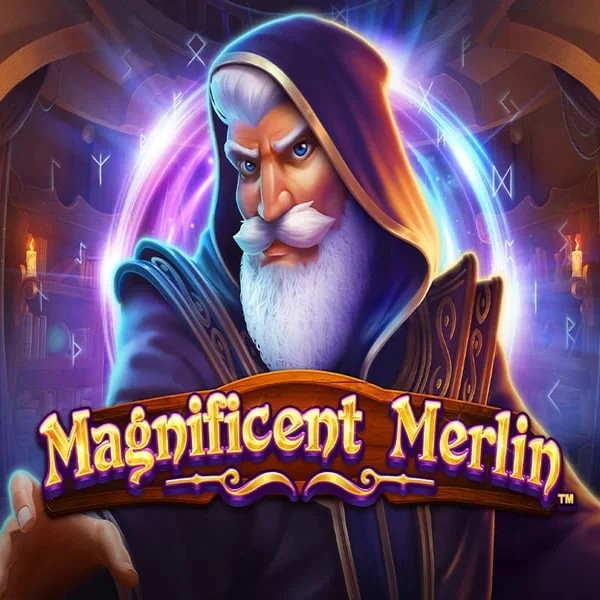 Magnificent Merlin casino game by Greentube – featured logo at Duffspin Casino