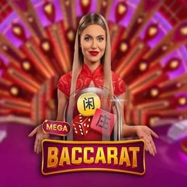 Live Casino logo of Mega Baccarat from Pragmatic Play at Duffspin Casino