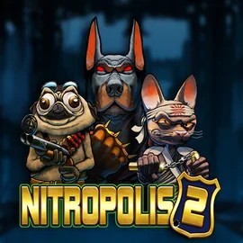 Nitropolis 2 slot logo by ELK Studios at Duffspin Casino