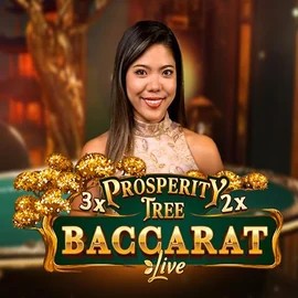 Prosperity Tree Baccarat by Evolution, showcased at duffspincasino.eu – game logo