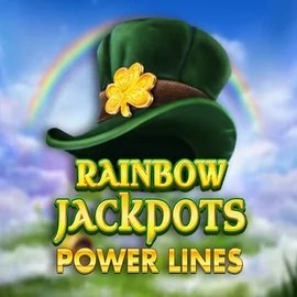 Rainbow Jackpots Power Lines slot visual from Red Tiger Gaming available on duffspincasino.eu