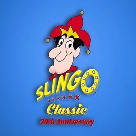 Slingo Classic 20th Anniversary slot logo by Slingo at Duffspin Casino