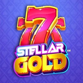 Stellar Gold slot logo by Snowborn Games at Duffspin Casino