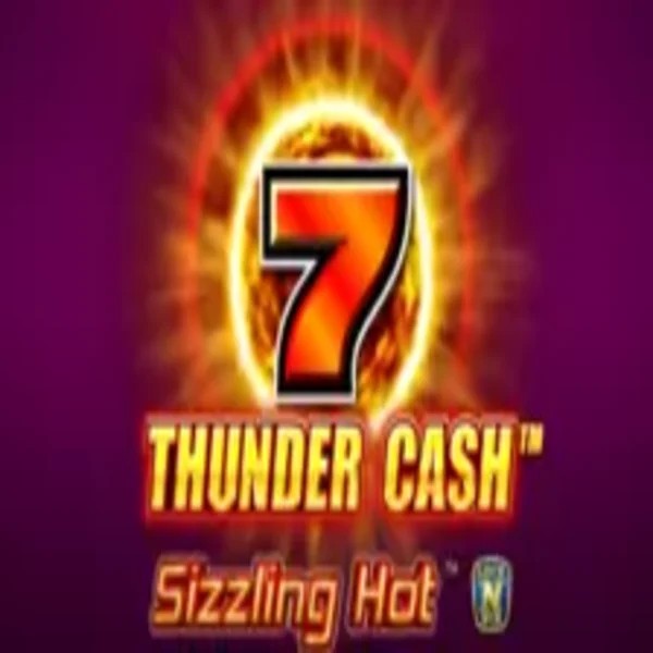Official Slots logo: Thunder Cash Sizzling Hot by Novomatic at Duffspin Casino