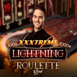 Live Casino logo of XXXtreme Lightning Roulette from Evolution at Duffspin Casino